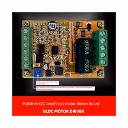 6-60V BLDC Three Phase DC Brushless Motor Controller(Without Hall)