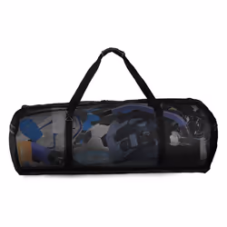 Mesh Scuba Dive Gear Bag, Foldable Mesh Duffle Beach Tote Bag