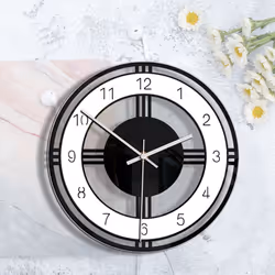 Acrylic Silent Large Wall Clock Modern Design Decor Kitchen Watch