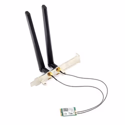 Wi-Fi 6 AX201 M.2 Key E CNVio 2 Wifi Card,with Antenna Kit