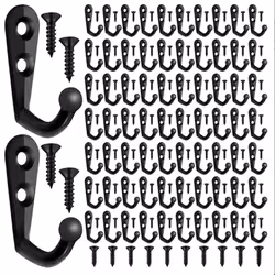 100PCS Single Hook and 210PCS Screws for Hanging Key Hook