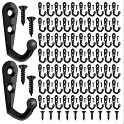 100PCS Single Hook and 210PCS Screws for Hanging Key Hook