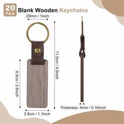 Wood Keychain Blanks Wooden Keychain Blanks