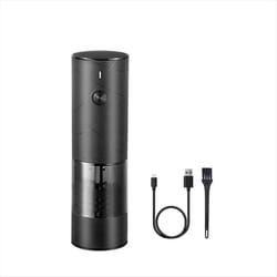 Electric Salt Pepper Grinder with LED Light for Kitchen,Restaurant-1