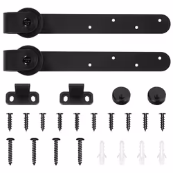 Sliding Barn Door Hardware Kits Top Roller Rail for Single Door-A