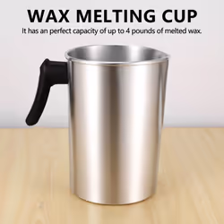 Candle Making Pouring Pot, Aluminum Construction Candle Making