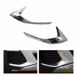 Fog Lights Eyebrow Strip Cover Trim for 3008 3008GT 2017-2019