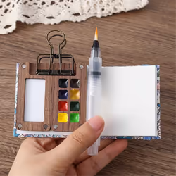 Travel Paint Palette,Mini Watercolor Paint Set,Portable Paint Palette