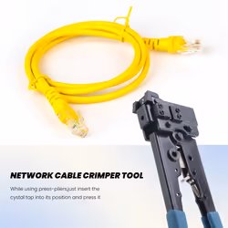 For RJ45 8P8C LAN Ethernet Network Cable Cord Crimper Crimping Tool
