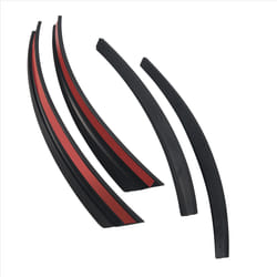 Front+Rear Car Wheel Eyebrow for Model Y 2021 Matte Black