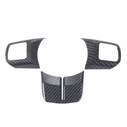 Carbon Fiber Steering Wheel Decoration Trim for JK