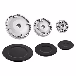 Cooker Hat Set Gas Stove Burner Caps and Burner