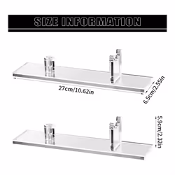 2Pcs Knife Display Stand, Knife Holder for Home Decor (Black Base)