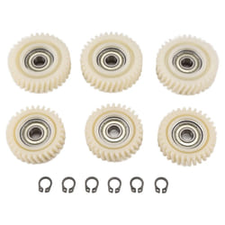 6PCS Oblique Planetary Gear 35 31 Teeth helical Gears With Bearings