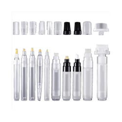 10 Pieces Refillable Paint Pens Empty Pen Rod Paint Markers