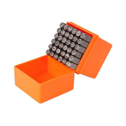 Number & Capital Letter Stamp Set for Imprinting Metal, Plastic, Wood