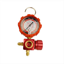 Air Condition Gauge for R410A R22 with Visual Mirror 500Psi Red