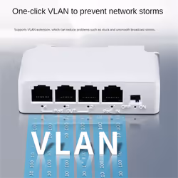 1 to 3 Port PoE Extender 100/1000M Poe Repeater for POE Switch
