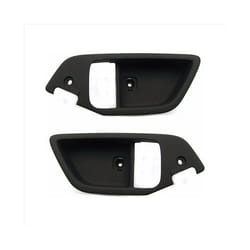 Front Door Inside Handle Catch Cover LH+RH Set for Black