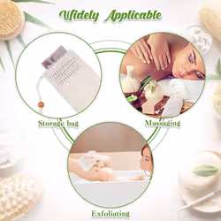 36 Pack Soap Exfoliating Bags,Soap Saver Made Sisal Mesh Soap Bag