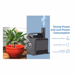 5V Submersible Water Pump 0-600L/H Fountain Pump 8 Levels Adjustable