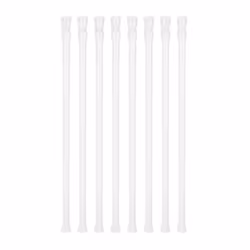 8 Small Tension Rods Spring Extendable Curtain Shower Telescopic Rod