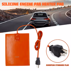 Car Engine Oil Pan Sump Tank Heater Pad 300W Silicone Heating EU Plug