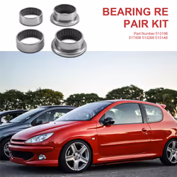 For 206 Rear Axle Trailing Bearing Repair Kit 4 PCS 47MM