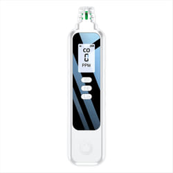 Carbon Monoxide Detectors, LCD Display with 2 AAA Batteries (White)