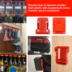 For 18V Battery Tool Holders Battery Holders Wall