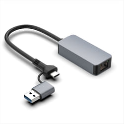 2500Mbps Network Card USB C Type-C Ethernet to RJ45 Wired Adapter AC