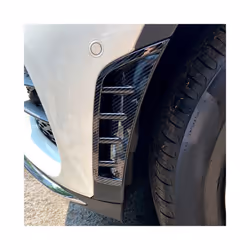 Car Carbon Fiber ABS Front Bumper Spoiler Side Wing Decorative Cover
