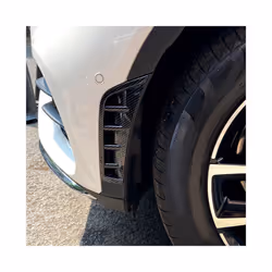 Car Carbon Fiber ABS Front Bumper Spoiler Side Wing Decorative Cover
