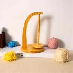 Wooden Rotating Yarn Swift Holder Handmade Knitting Wool Winder Tool
