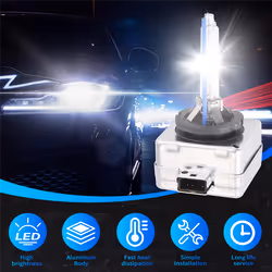 2PCS D1C D1S D1R 8000K Ice Blue HID 35W Light Bulbs for - -
