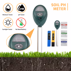 3 Pack PH Meter TDS PPM Meter and 3 in 1 Soil for Home, Garden, Lawn