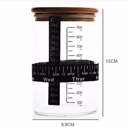Glass Sourdough Jar 730Ml Fermentation Container Tank