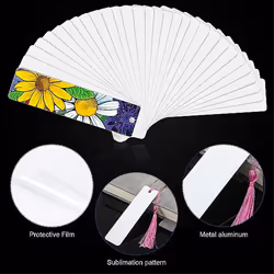 Heat Transfer Sublimation Blank Metal Bookmark