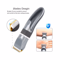 Cordless Hair Clipper Electric Barber Hair Trimmers for Adults Kids