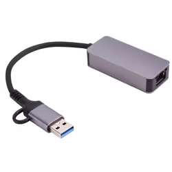 Type-C USB 3.0 to RJ45 LAN 2500Mbps High Speed 2.5G Network Card