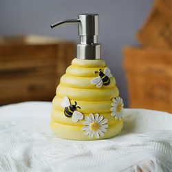 Bee Soap Dispenser Decorative Hand Pump Refillable Soap Dispenser