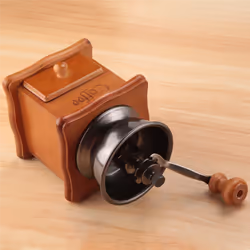 Coffee Bean Grinder Wooden Manual Coffee Grinder Stainless Steel
