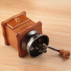 Coffee Bean Grinder Wooden Manual Coffee Grinder Stainless Steel