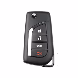 For XKTO10EN Wire Remote Key Fob for 4 Button VVDI Key
