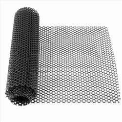 15.7 Inch X 10FT Plastic Chicken Fence Mesh for Gardening, Black