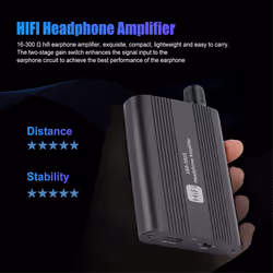 Class-A Headphone Amplifier HiFi 3.5mm Audio Amplifier Earphone Amp