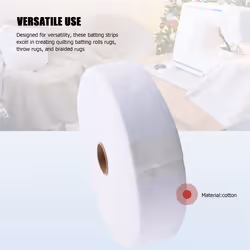 2Roll quilting batting rolls Batting Strip Cotton Blend Fleece Batting On A Roll
