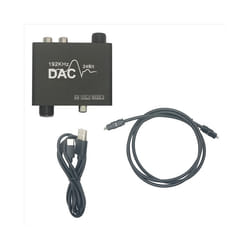 192KHz Converter Digital Optical Coaxial Analog L/R 3.5mm Adapter