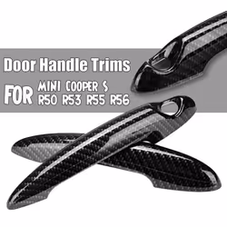 Carbon Fiber Outside Exterior Door Handle Cover Trim
