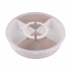 4-Compartment Vegetable Tray Snack Storage Box with Lid Fruit
